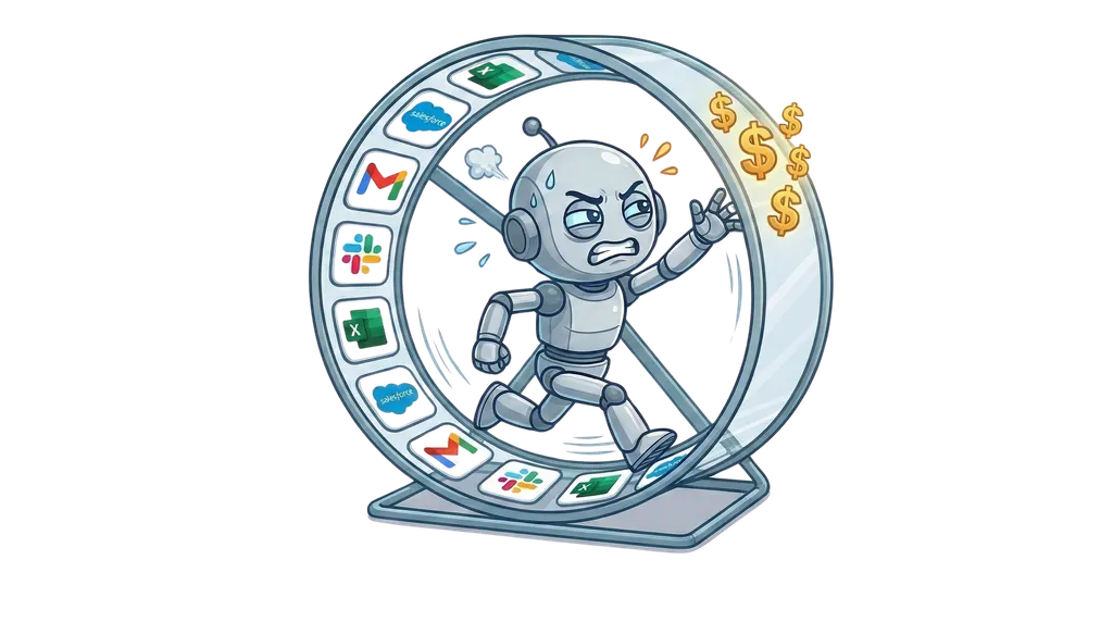 Stuck on the treadmill of manual work